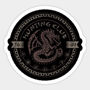 Hunting Club Sticker